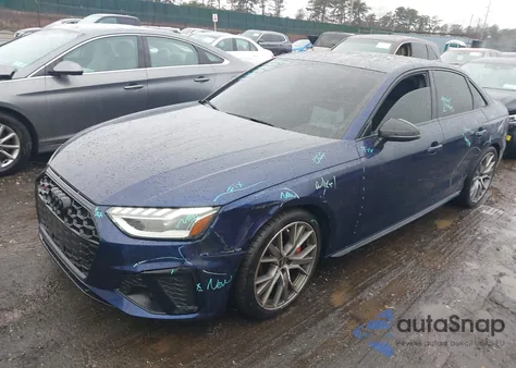 2023 Audi S4 Premium Plus Tfsi Quattro Tiptronic из США, поврежденный, VIN WAUB4AF49PA073687